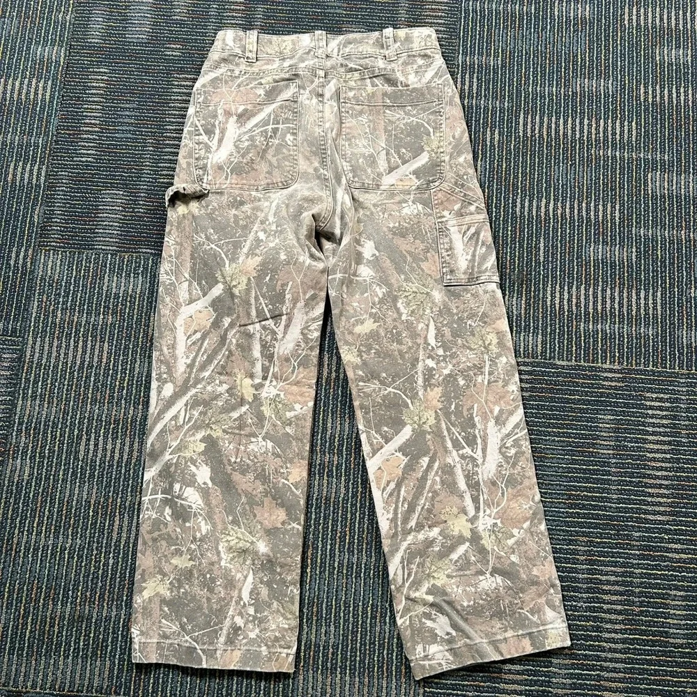 Abercrombie Fitch Carpenter Pants 28x28 (28X27) Camo Baggy Utility Workwear Y2K